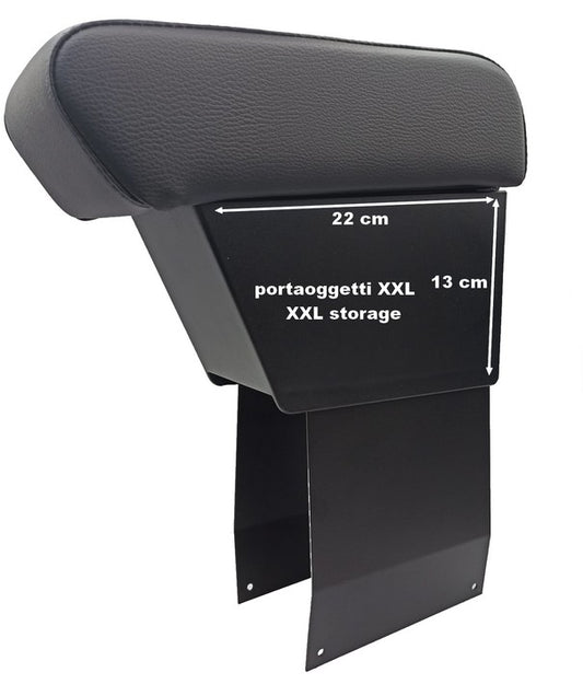 Armrest with XXL storage for Fiat 500, 500C and 500S