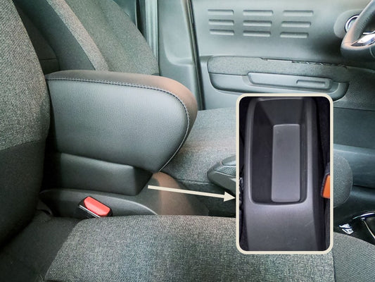 Armrest for Citroen C3 Aircross (2021-2024) - central tunnel without shutter