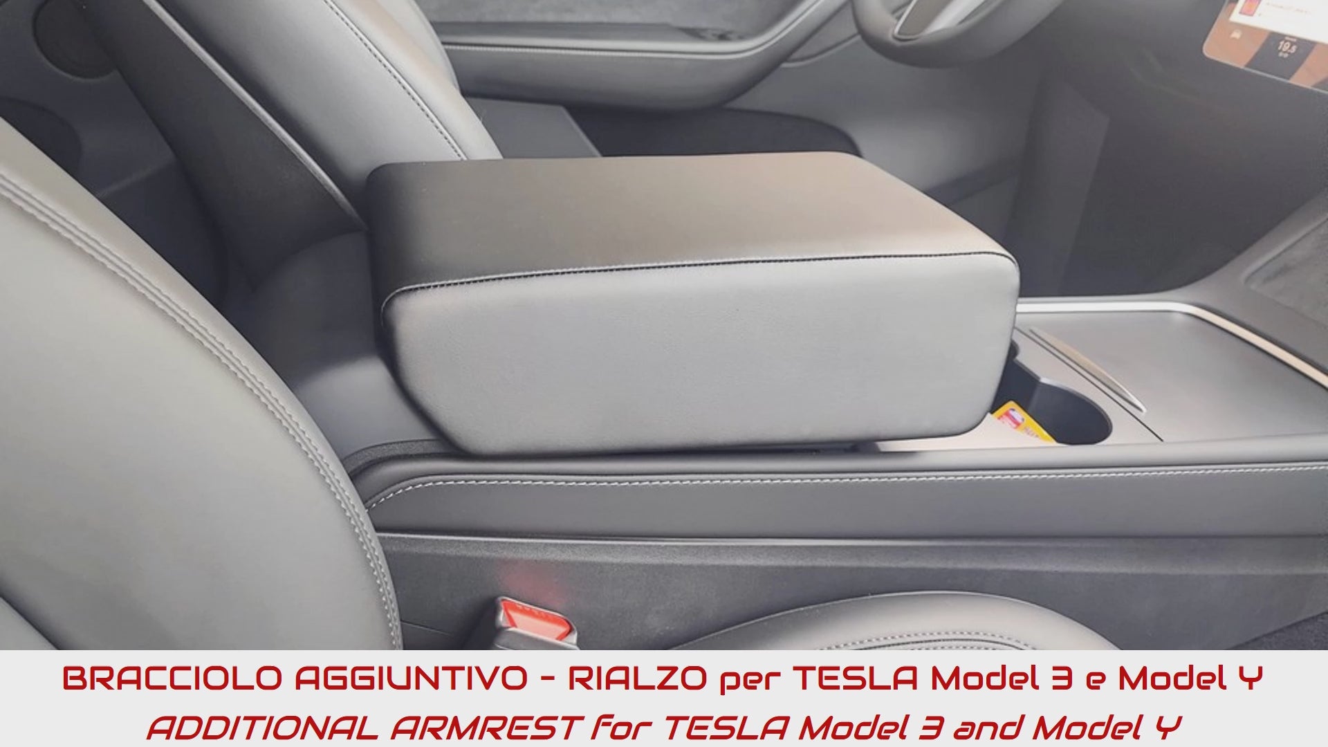 Armrest for TESLA Model Y (2020-2024) and Model 3 (2017-2023)